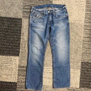TRUE RELIGION STRAIGHT JEANS 32W 30L